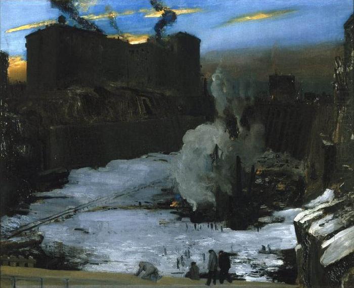 George Wesley Bellows Pennsylvania Station Excavation oil painting picture